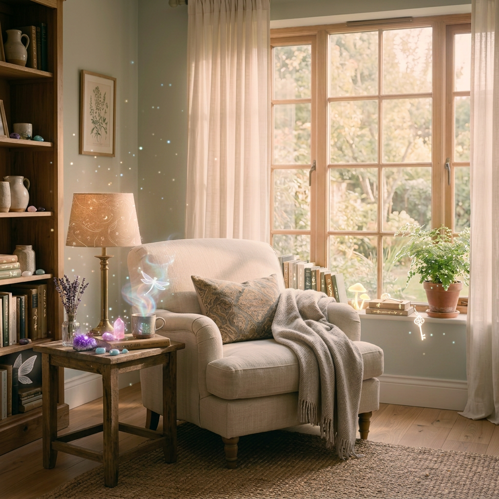 Add whimsical magical touches and soft glow